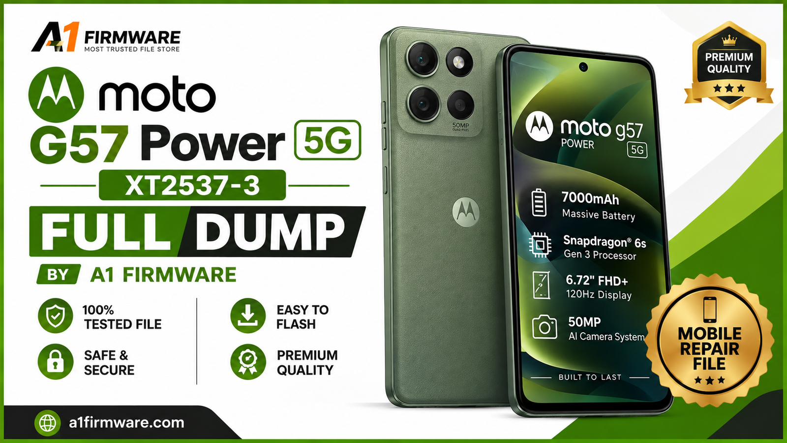 Moto G57 Power (XT2537-3) Full Dump File Download