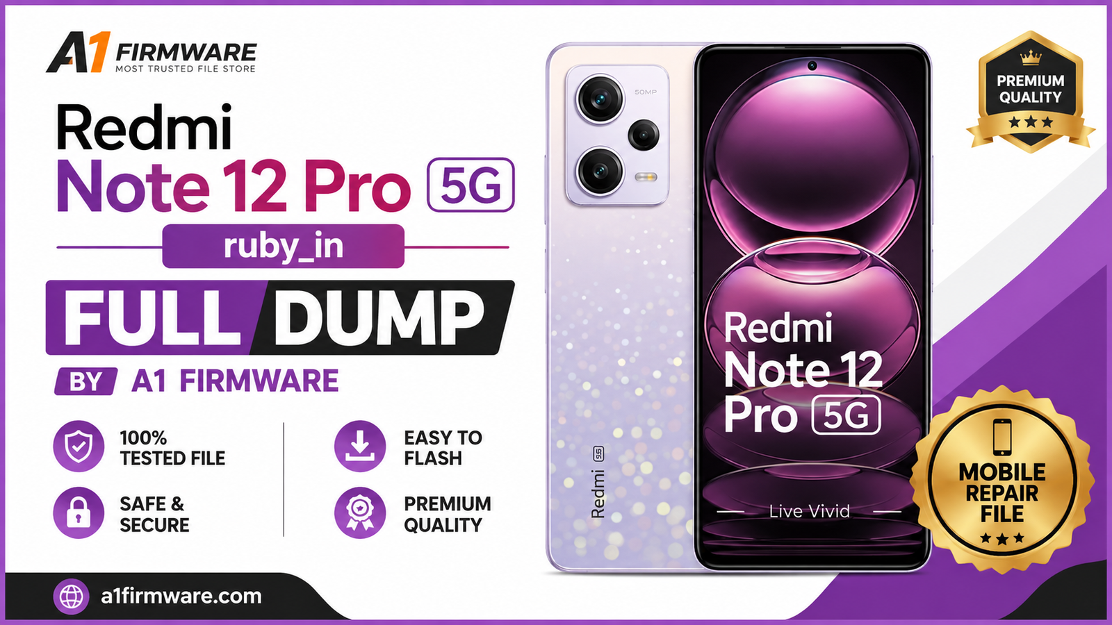 Redmi Note 12 Pro+ 5G (Ruby) Full Dump File Download