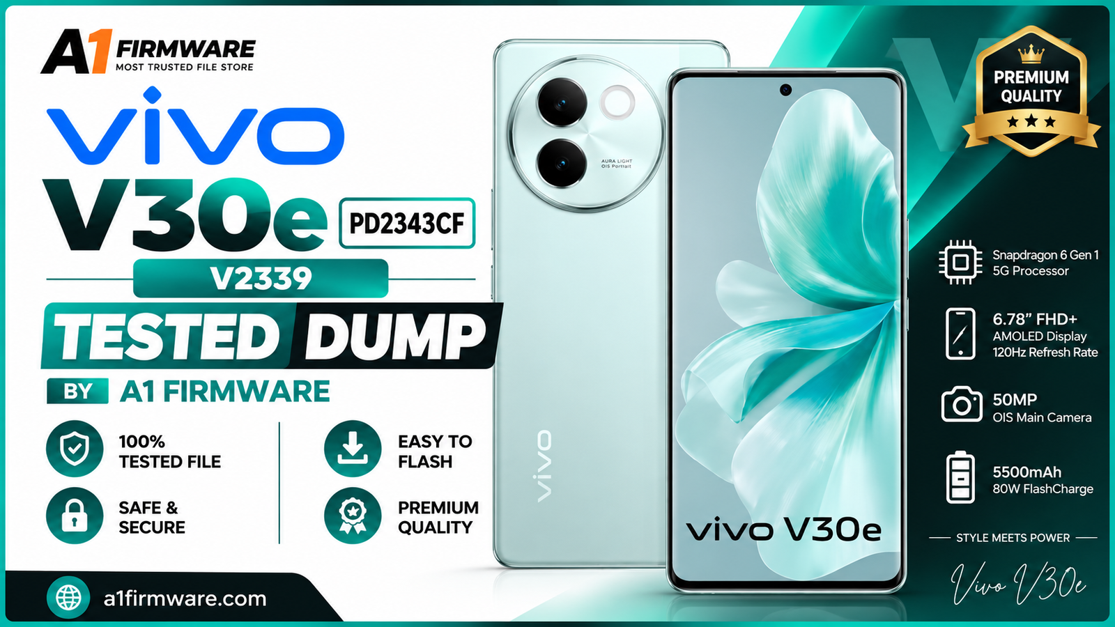 Vivo V30e (V2339 / PD2343CF) Tested Full Dump Download