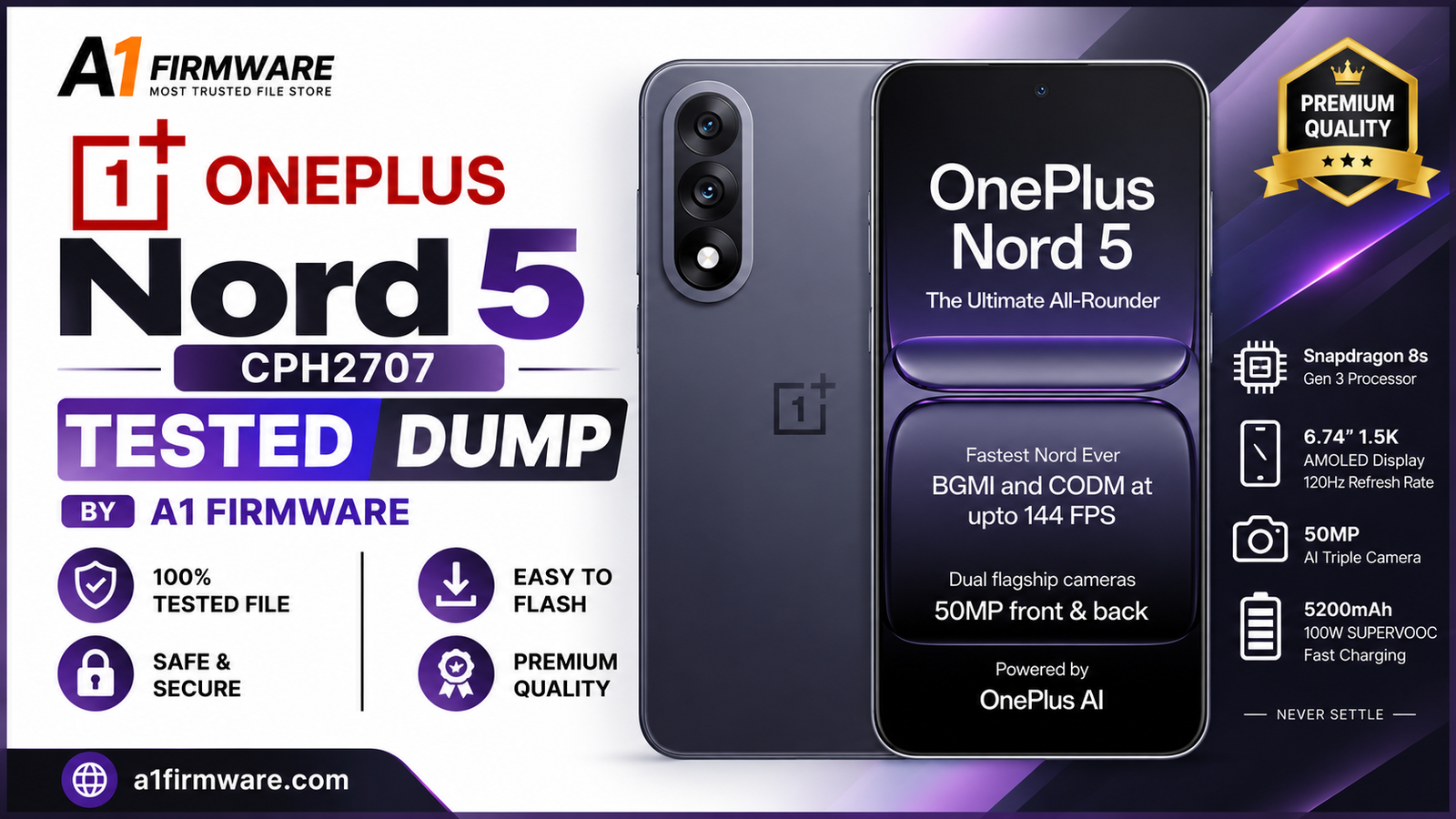 OnePlus Nord 5 (CPH2707) Full Dump Download