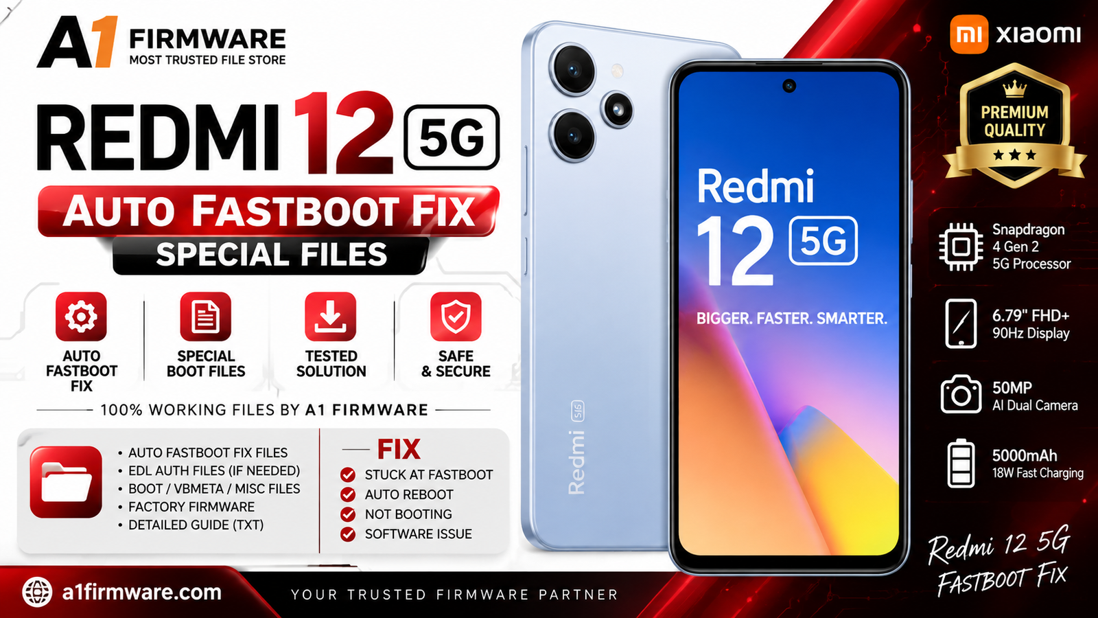 REDMI 12 5G Fastboot fix Special Files Download