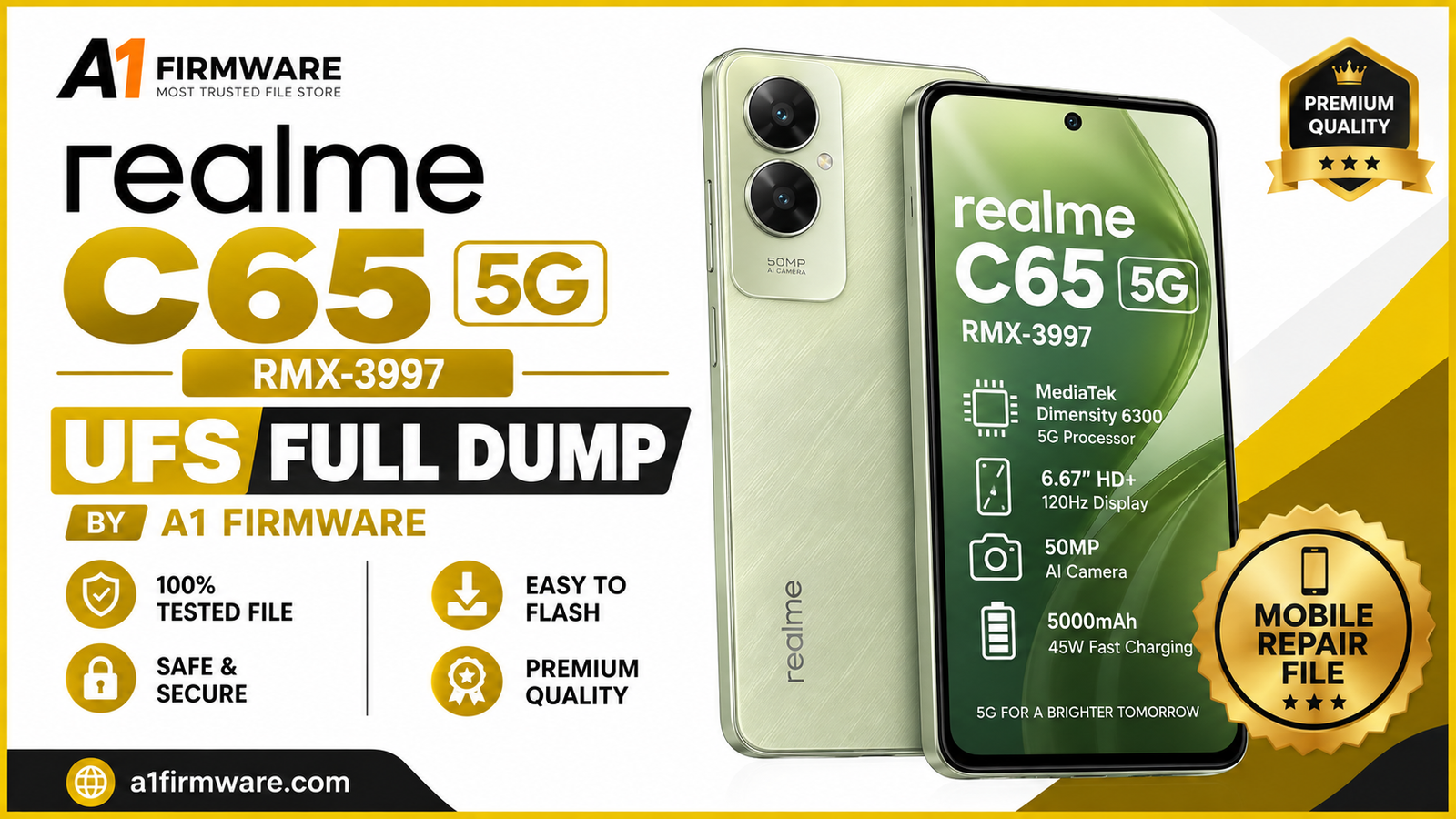 REALME C65 5G RMX-3997 UFS FULL DUMP Download